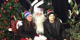 Santa posing with guests at Lansdowne Classic 100 NHL