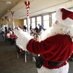 Santa at the Experimental Farm